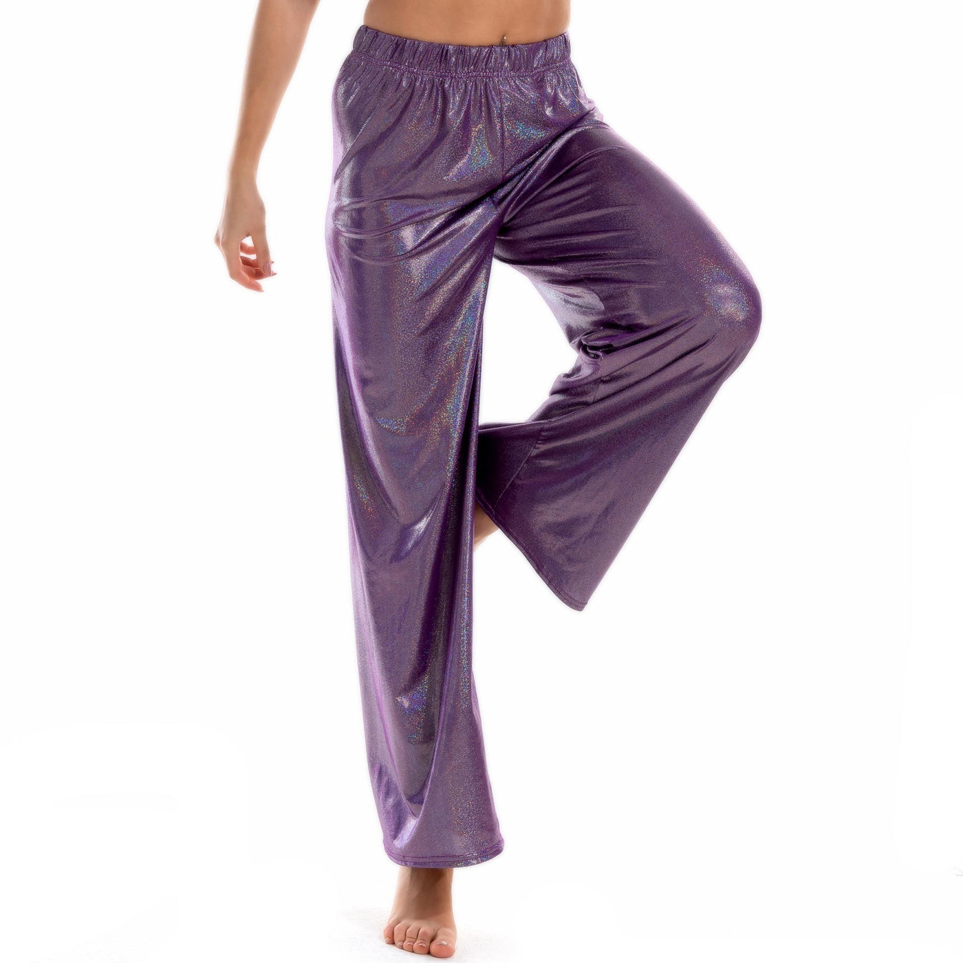Plus Size Wide-Leg Pants for Women Loose Yoga Exercise Clothing Elastic Waist Casual Pants Women