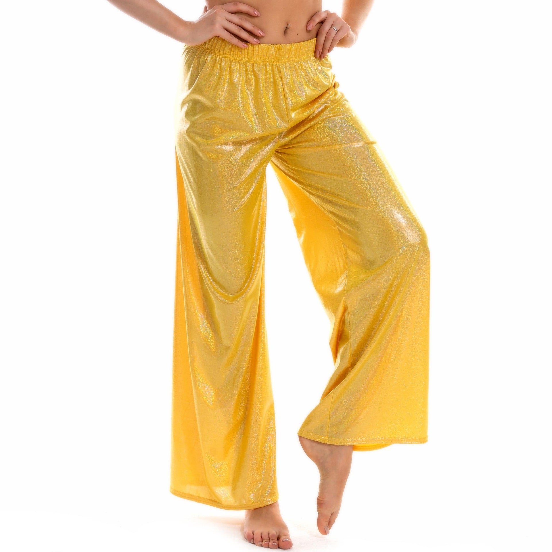 Plus Size Wide-Leg Pants for Women Loose Yoga Exercise Clothing Elastic Waist Casual Pants Women