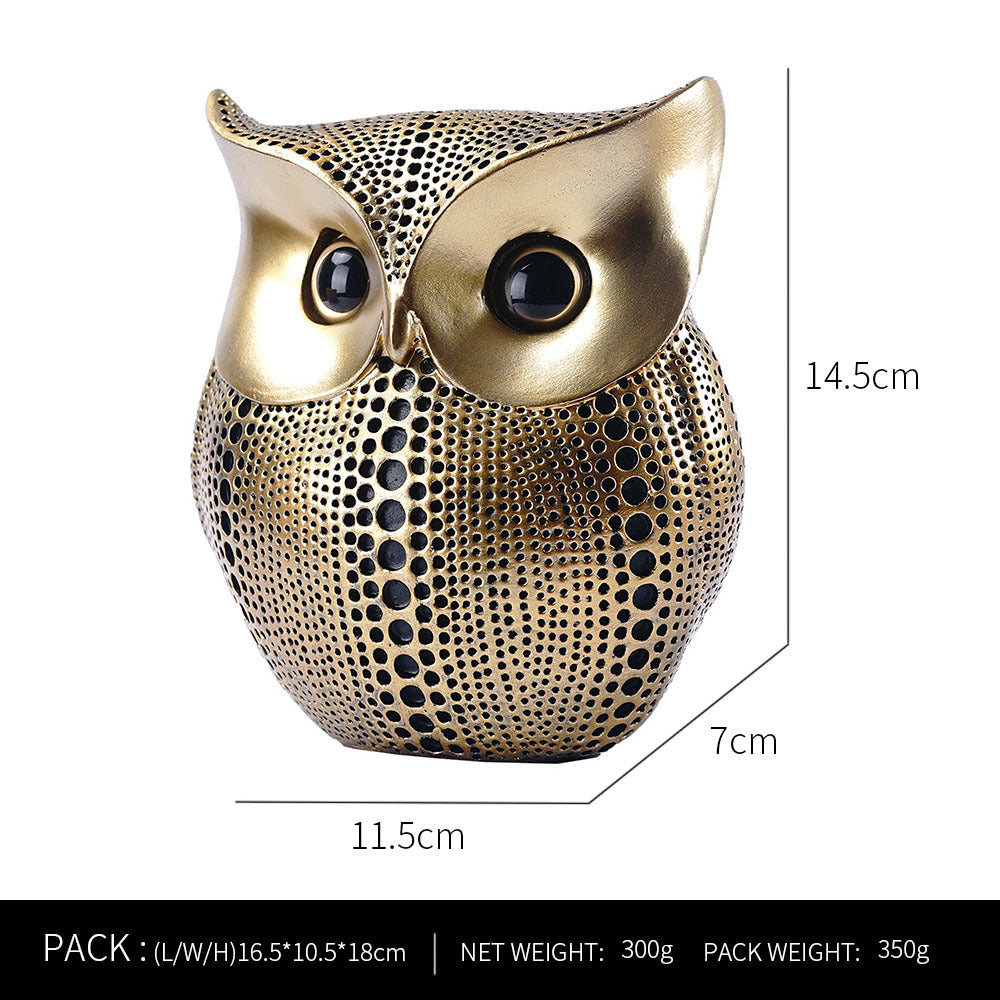 Owl Resin Craft Decoration Home Soft Decoration