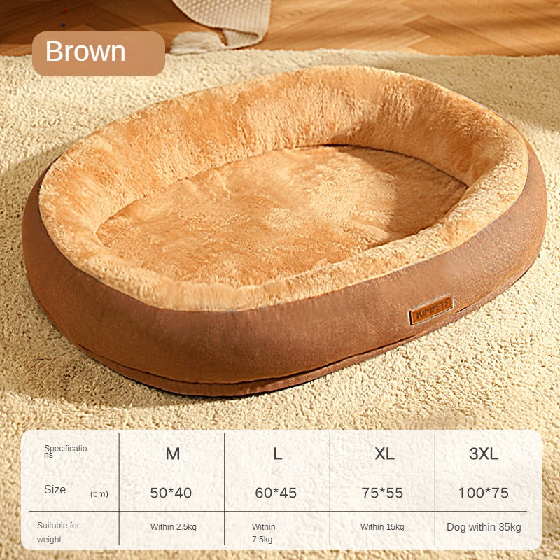 Removable And Washable Dog Bed Warm Cat Bed For Sleeping