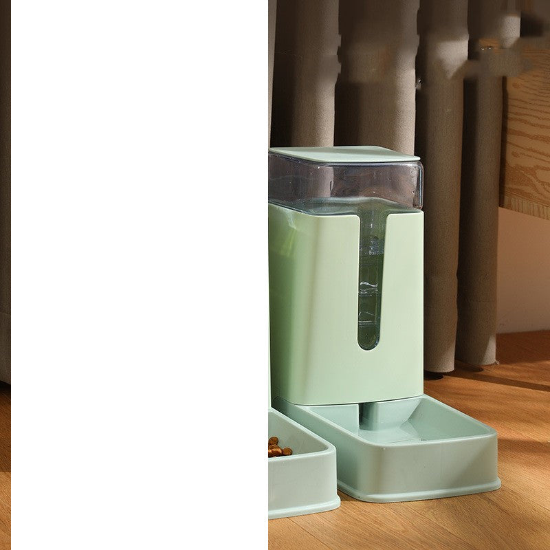 Pet Double Bowl Automatic Feeder Waterer