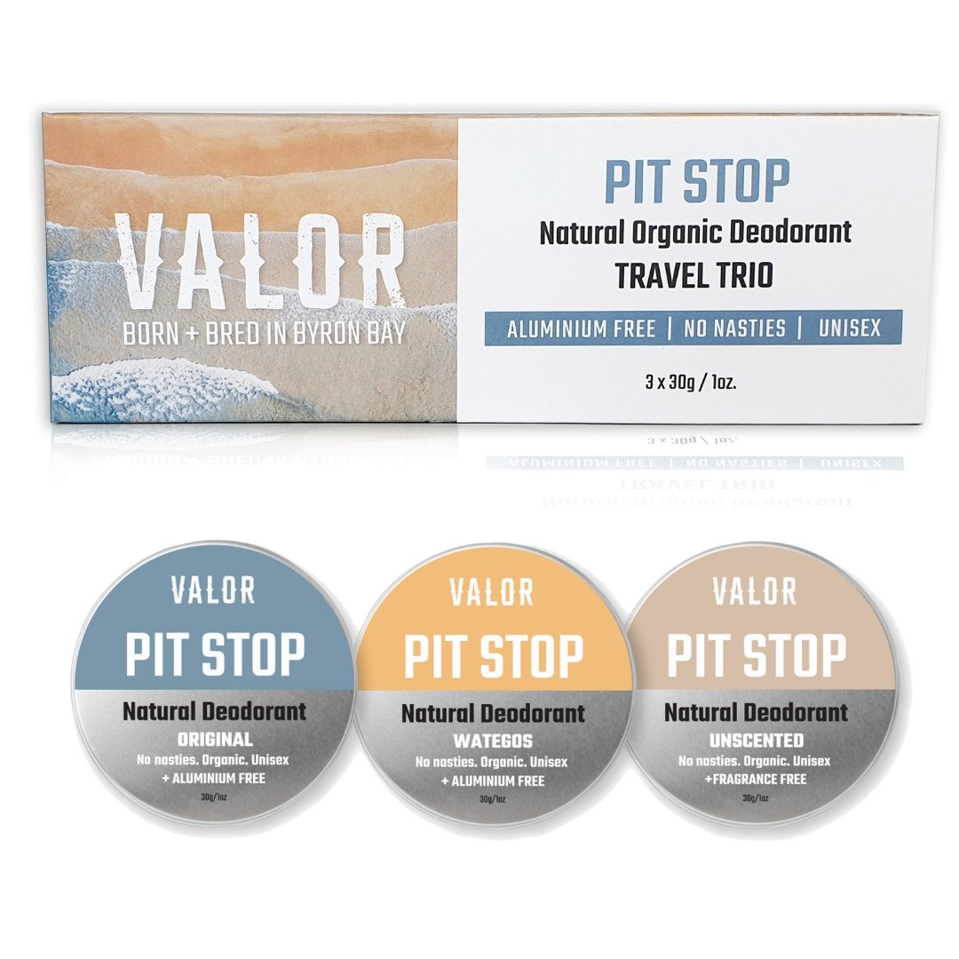 Pit Stop Deodorant Travel Trio