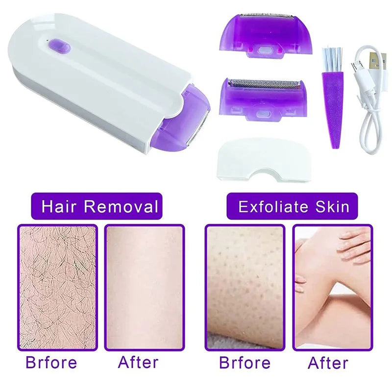 NNEOBA Painless Laser Touch Epilator Kit