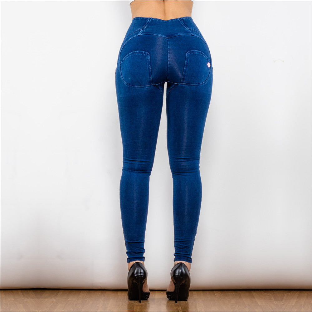 Shascullfites melody high waist jeans butt lifting booty leggings peach lift push up jeans