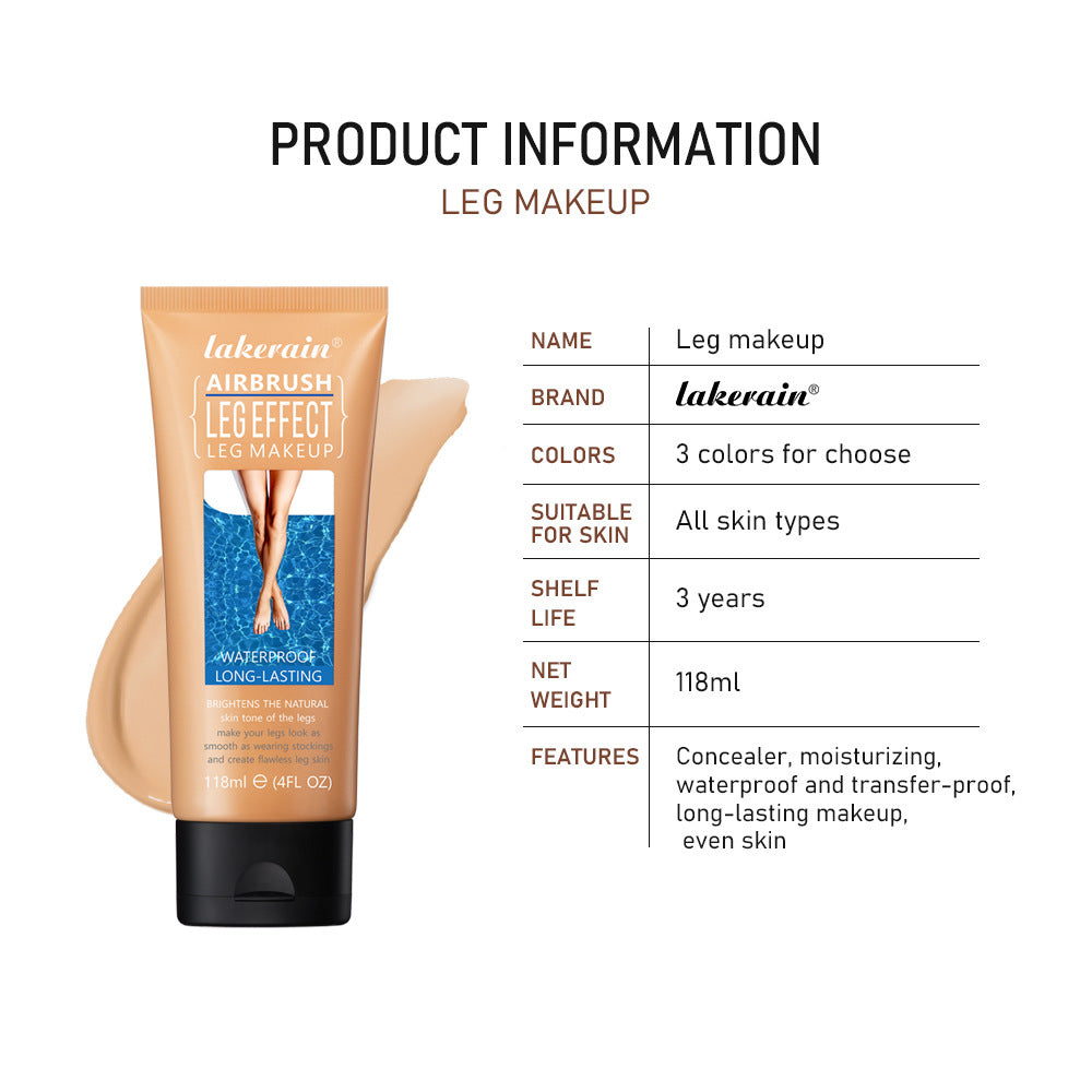 Leg Liquid Foundation Concealer Uniform Wheat Color