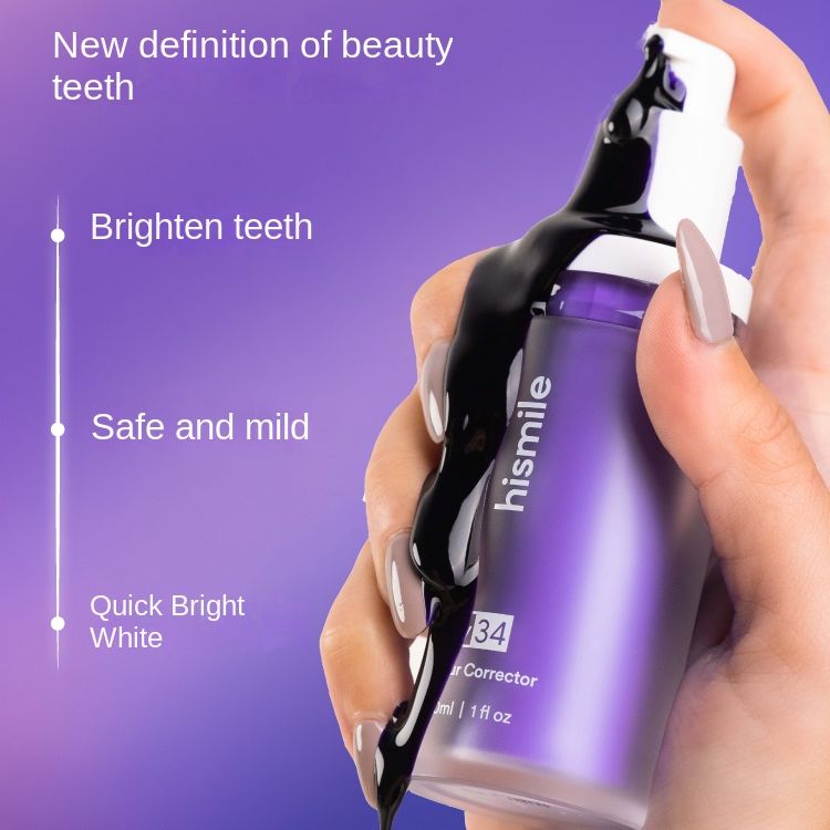 Purple Toothpaste Color Corrector Toothpaste For Teeth White Brightening Tooth Care Toothpaste Reduce Yellowing