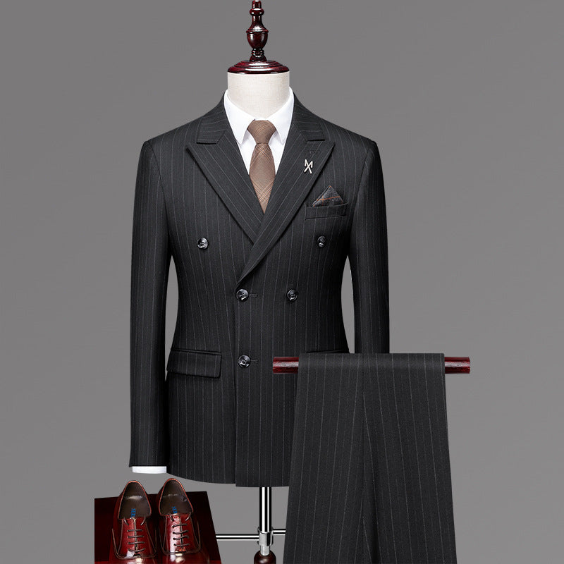 Casual three-piece set union suit Slim men's suit