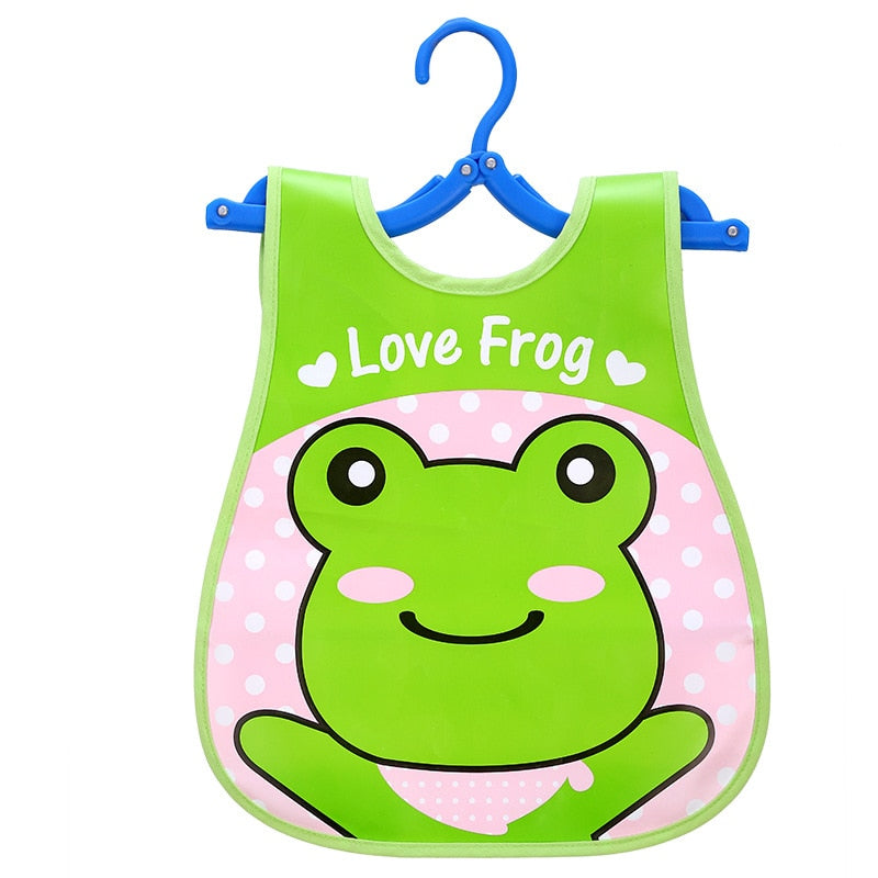 VDOGRIR 2021 New Baby Waterproof Bibs Waterproof Long Sleeve Scarf Kids Children Baby Toddler Feeding Drawing Cute Cartoon Bibs Rswank