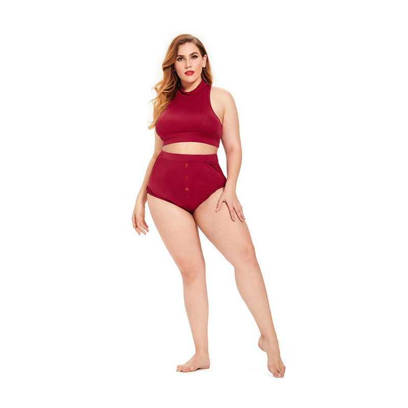 Plus Size Sexy Lingerie  Split Sexy Sleepwear Milk Silk Swimsuit Outfit