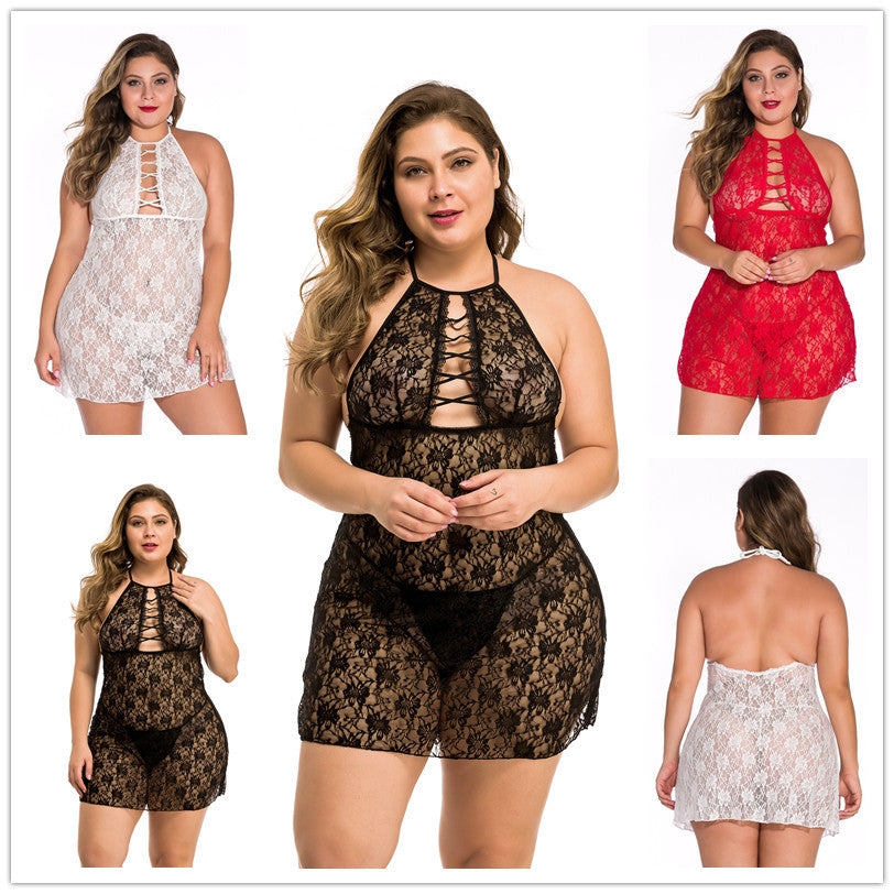 Plus Size Plus Size Sexy Lingerie  Sexy Seduction  Lace Sexy Lingerie for Women