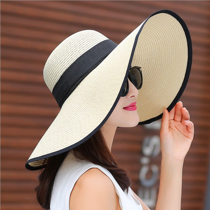 Manufacturers sell big brim hat shade straw Rswank