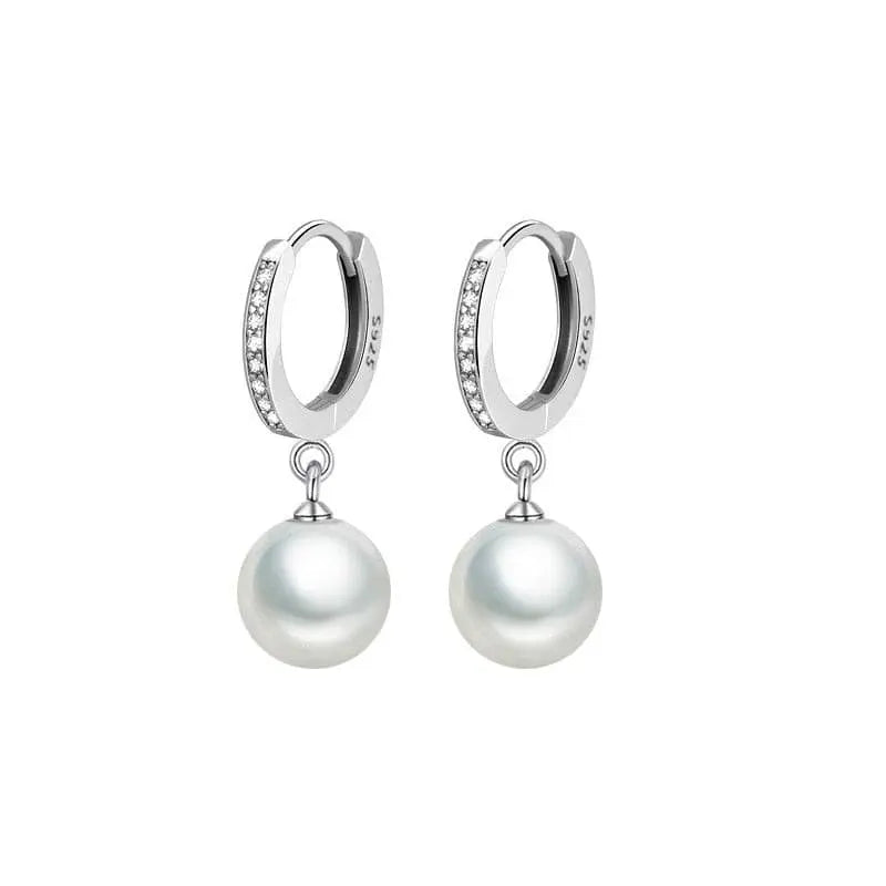 Pearl Sterling Silver Earrings Rswank