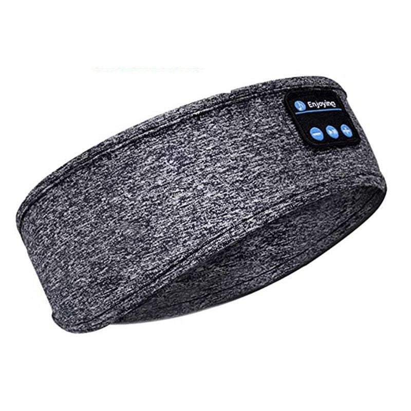 Sleep Mask Bluetooth Sleeping Headphones Headband Thin Soft Elastic Comfortable Wireless Music Headset Eye Mask For Side Sleeper Rswank