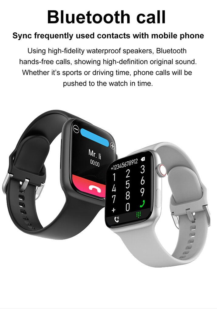 Smart Watch Series 8 HD Screen Sport Heart Rate Blood Pressure Fitness Tracker