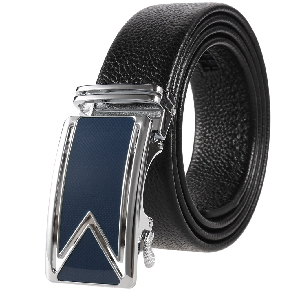 2023 Brand Simple Casual Men's Leather Belt Designer Luxury Cowhide Belt Ratchet High Quality Rswank