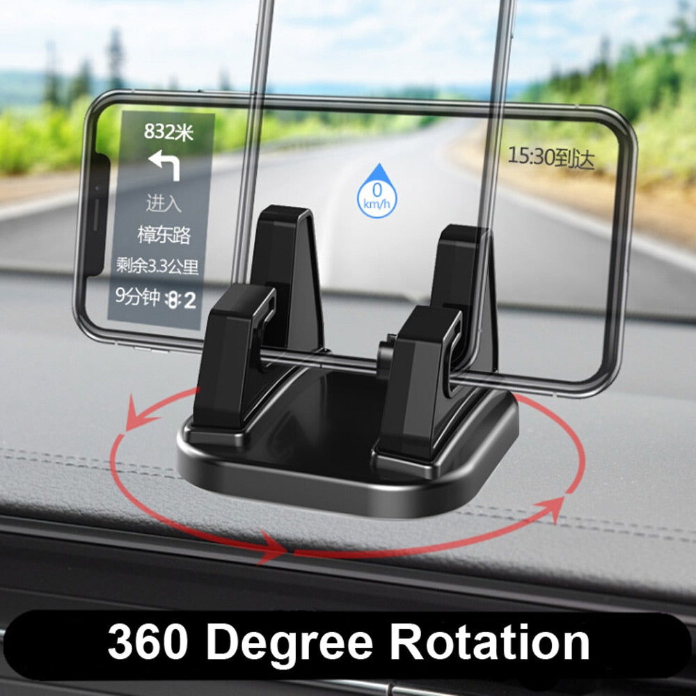 360 Degree Rotate Car Cell Phone Holder Dashboard Sticking Universal Stand Mount Bracket For Mobile Phone Car accessories Rswank