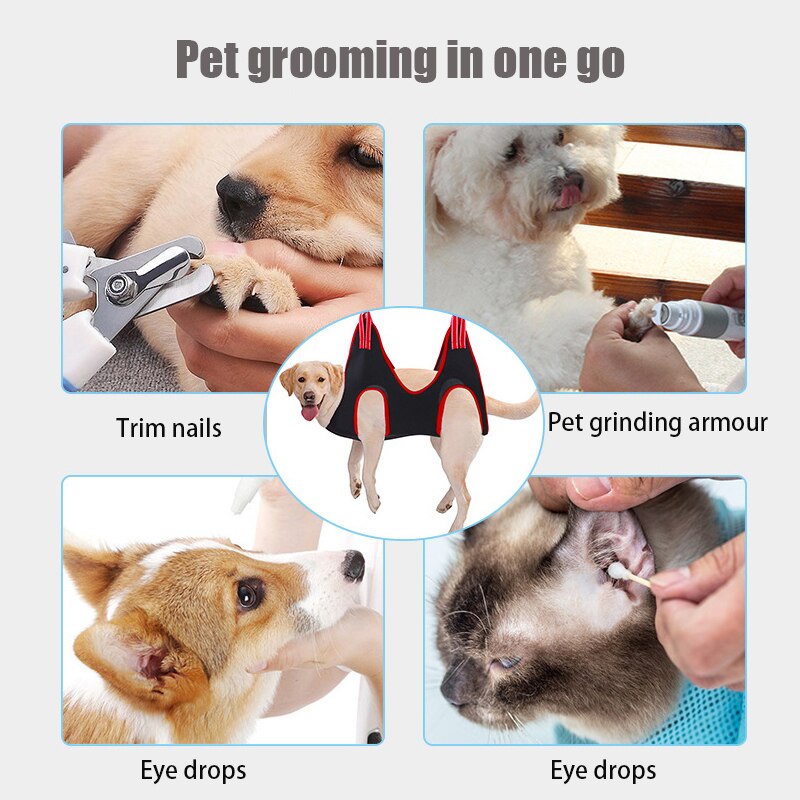 Pet Grooming Hammocks Nail Trimming Cat Beauty Hammock Anti Scratch Bite