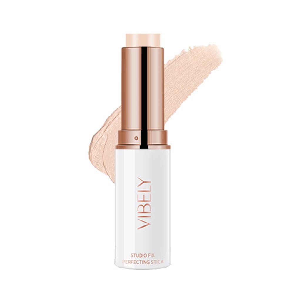 Stick Quick-Fix Highlighter Stick Smoother Moisturizing Concealer Double Head with Brush Contour Neutral Makeup Rswank