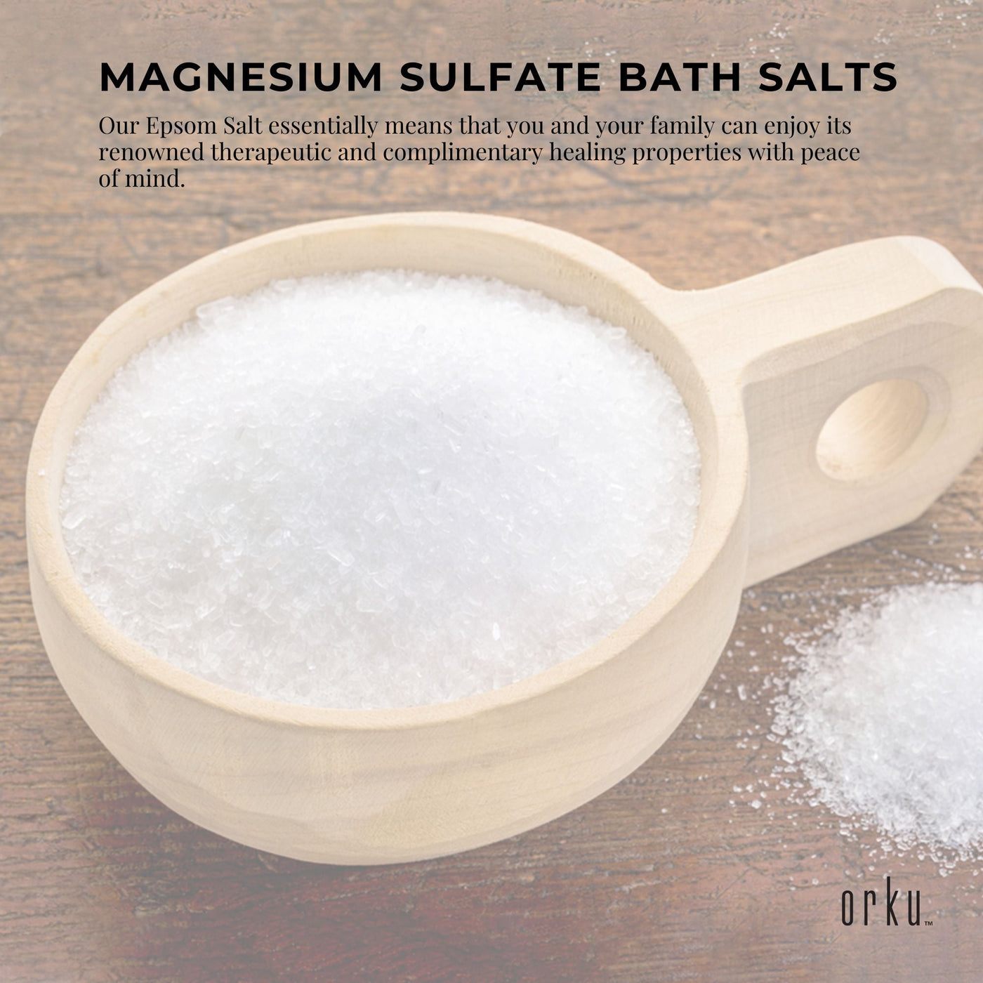 5kg USP Epsom Salt Pharmaceutical Grade - Magnesium Sulfate Body Bath Salts