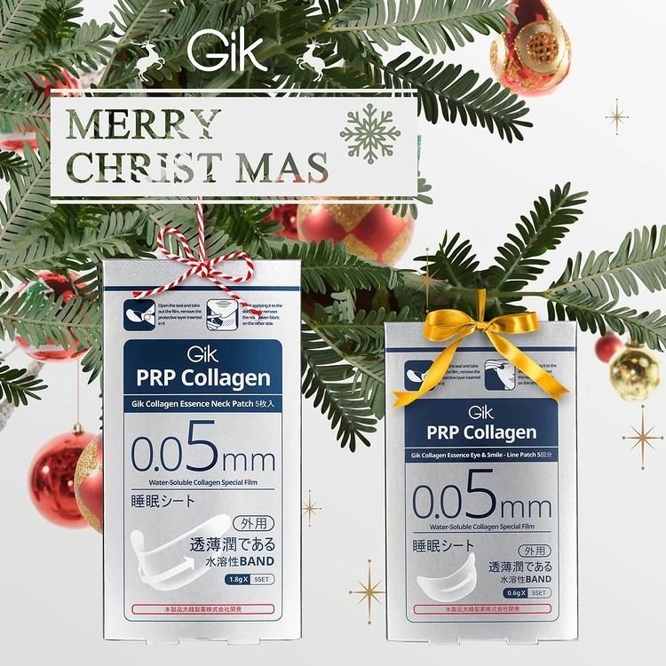 GIK PRP Collagen Essence Eye & Smile-Line/Neck Patch 5PCS Neck