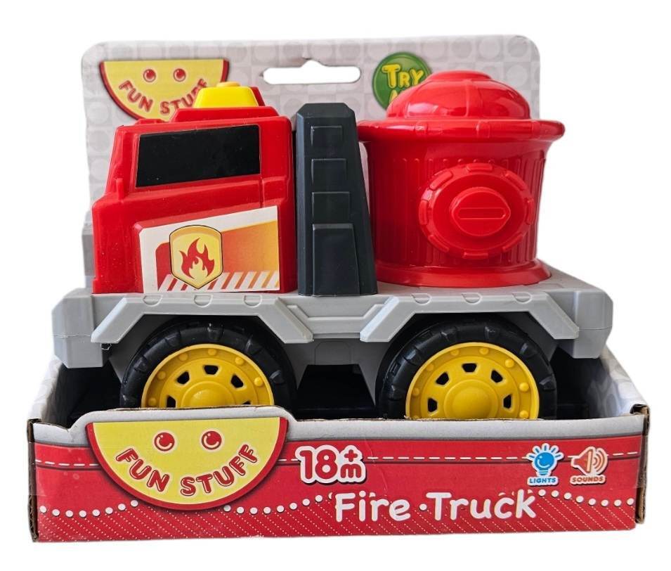Toy Fire truck with Sound and Lights 18m+