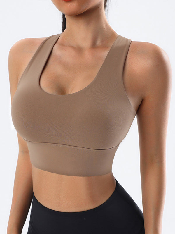 New sports underwear women's shockproof running fitness vest quick-drying bra