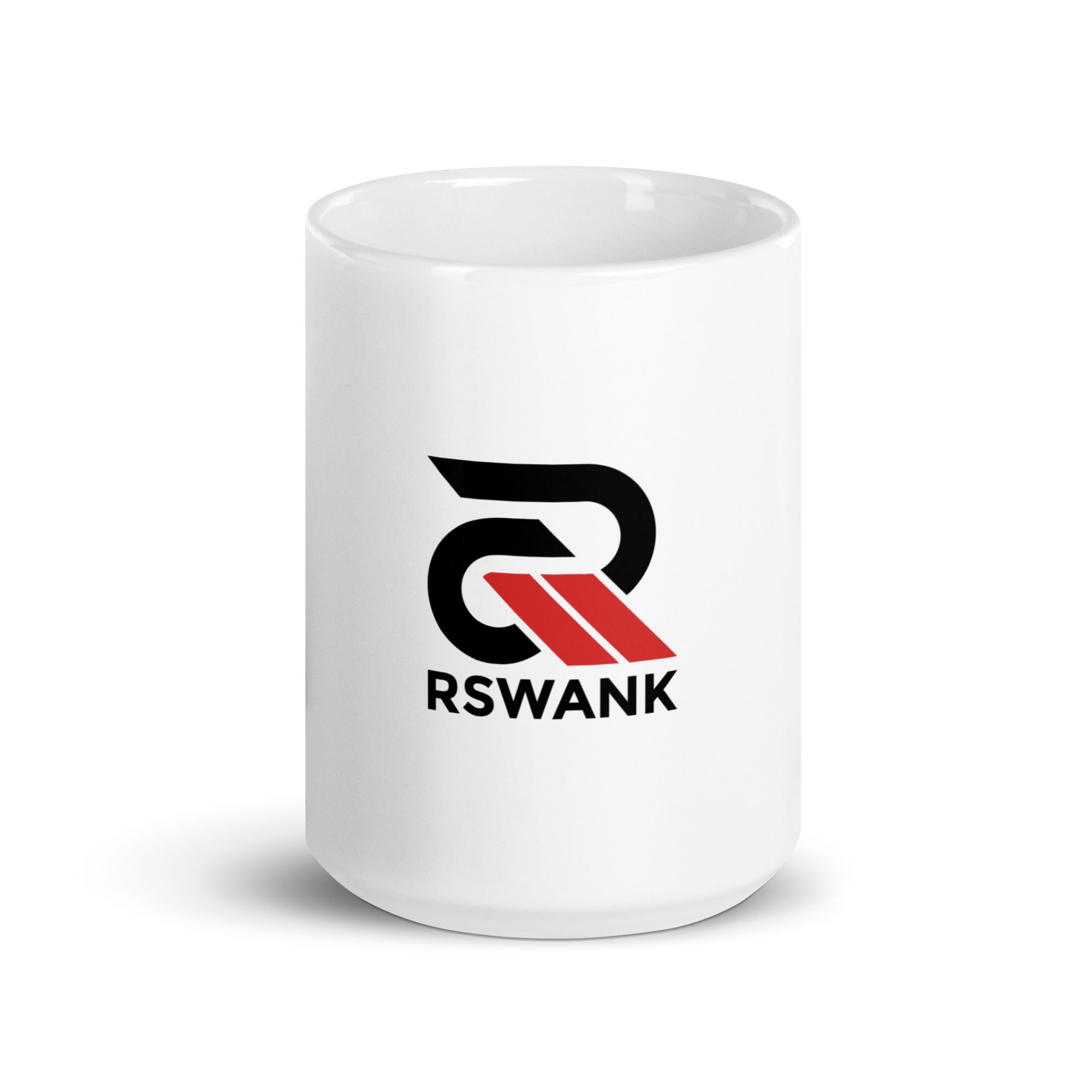 White glossy mug Rswank